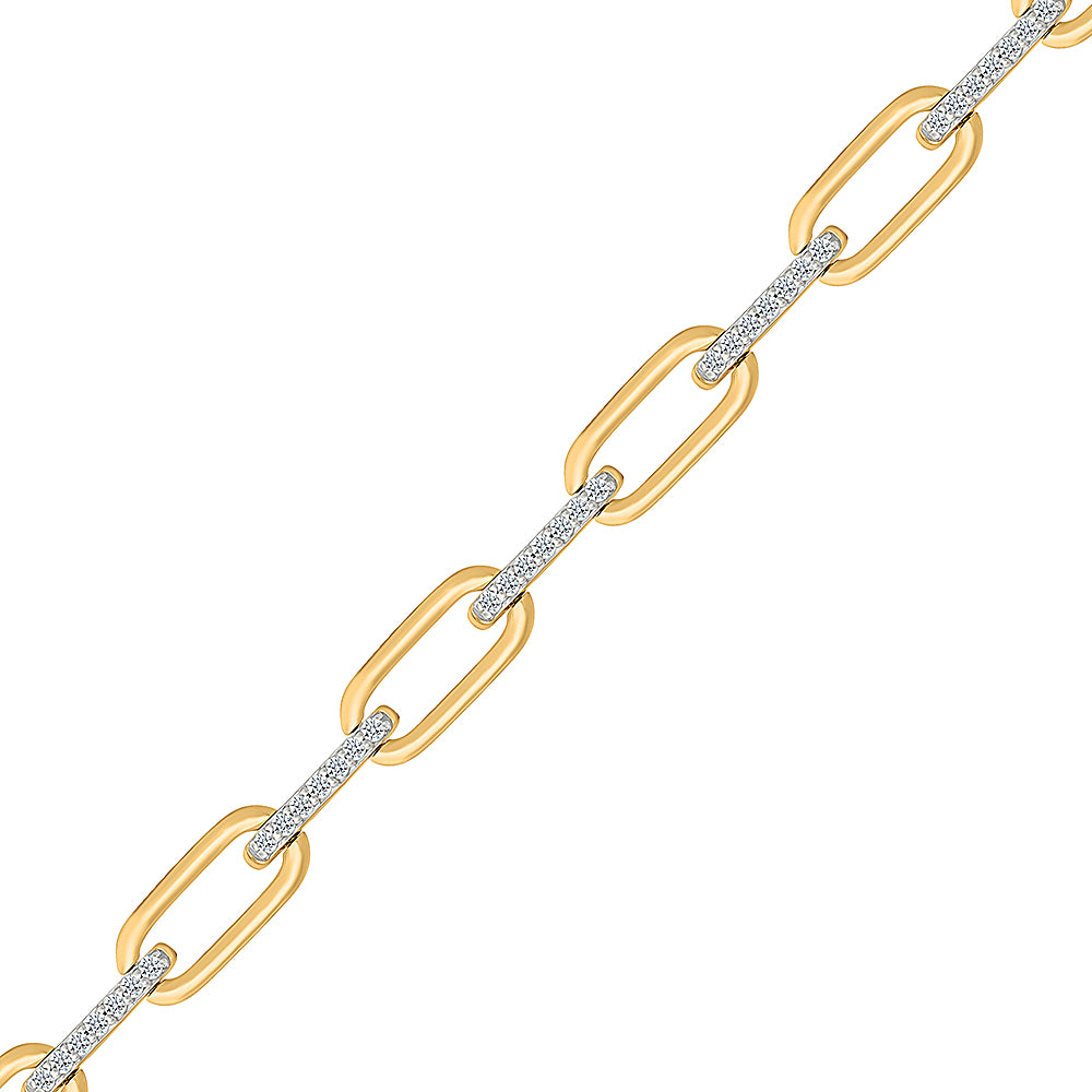 Splendid Ovate Linked Bracelet