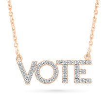 Diamond VOTE Necklace