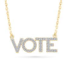 Diamond VOTE Necklace