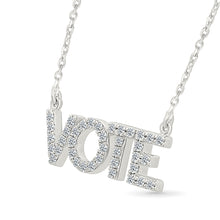Diamond VOTE Necklace