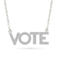 Diamond VOTE Necklace