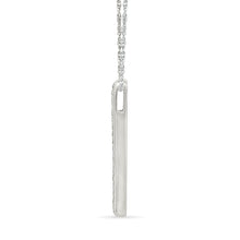 Diamond Stripe Bar Pendant