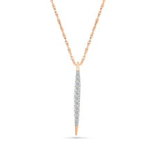 Minimalist Diamond Bar Pendant
