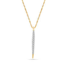 Minimalist Diamond Bar Pendant