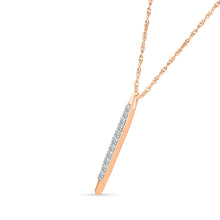 Minimalist Diamond Bar Pendant