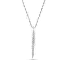 Minimalist Diamond Bar Pendant
