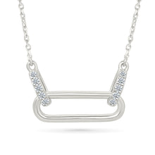 Diamond Carabiner Necklace