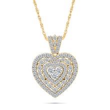 Diamond Heartbeat Pendant