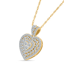 Diamond Heartbeat Pendant
