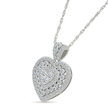 Diamond Heartbeat Pendant
