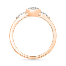 Sparkling Teardrop Diamond Ring