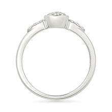 Sparkling Teardrop Diamond Ring