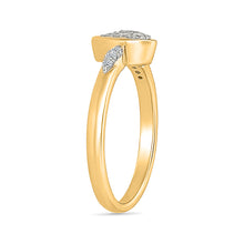 Sparkling Teardrop Diamond Ring