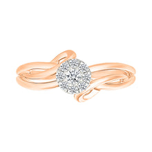 Art Deco Halo Gold &  Diamond Ring