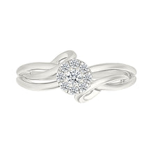 Art Deco Halo Gold &  Diamond Ring