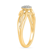 Art Deco Halo Gold &  Diamond Ring