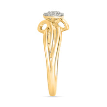 Art Deco Halo Gold &  Diamond Ring