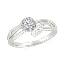 Art Deco Halo Gold &  Diamond Ring