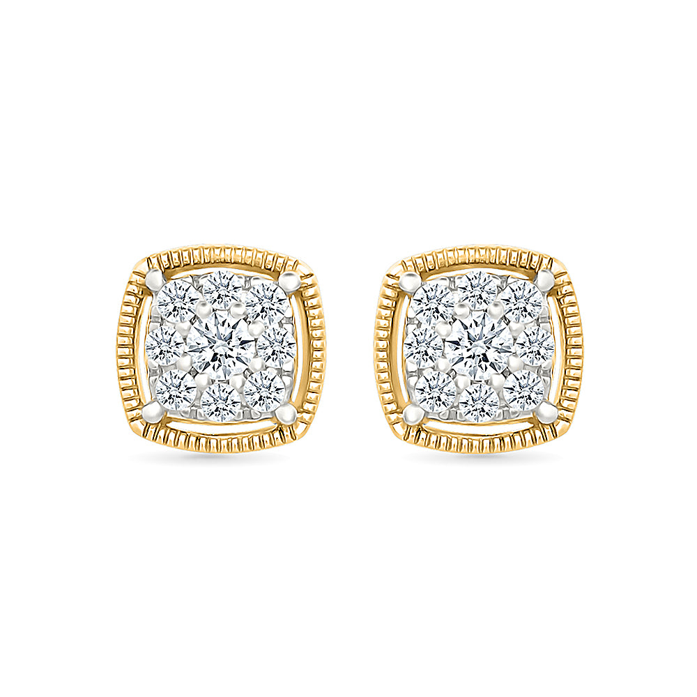 Luxurious Boxy Studs Earrings