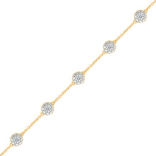 Clustered Diamond Bracelet