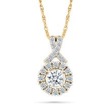 Glittering Gold Pendant