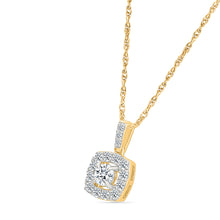 Gleaming Gold & Diamond Pendant