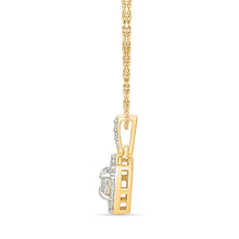 Gleaming Gold & Diamond Pendant