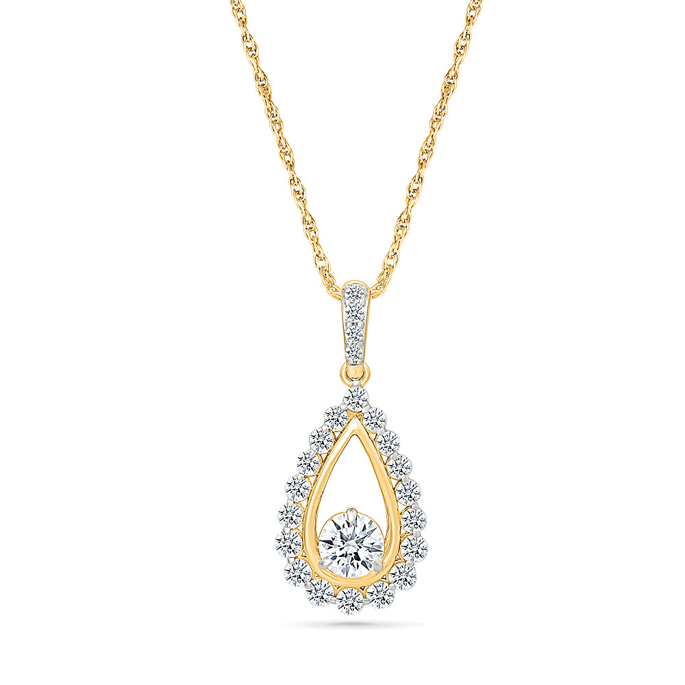 "Celestial" Pear Pendant