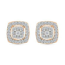 Spangle Diamond Cluster Earrings