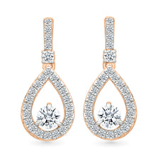 Shimmering Teardrops Earrings