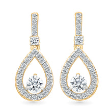Shimmering Teardrops Earrings