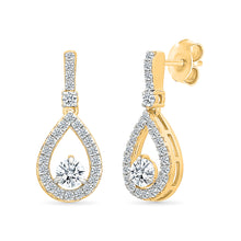 Shimmering Teardrops Earrings