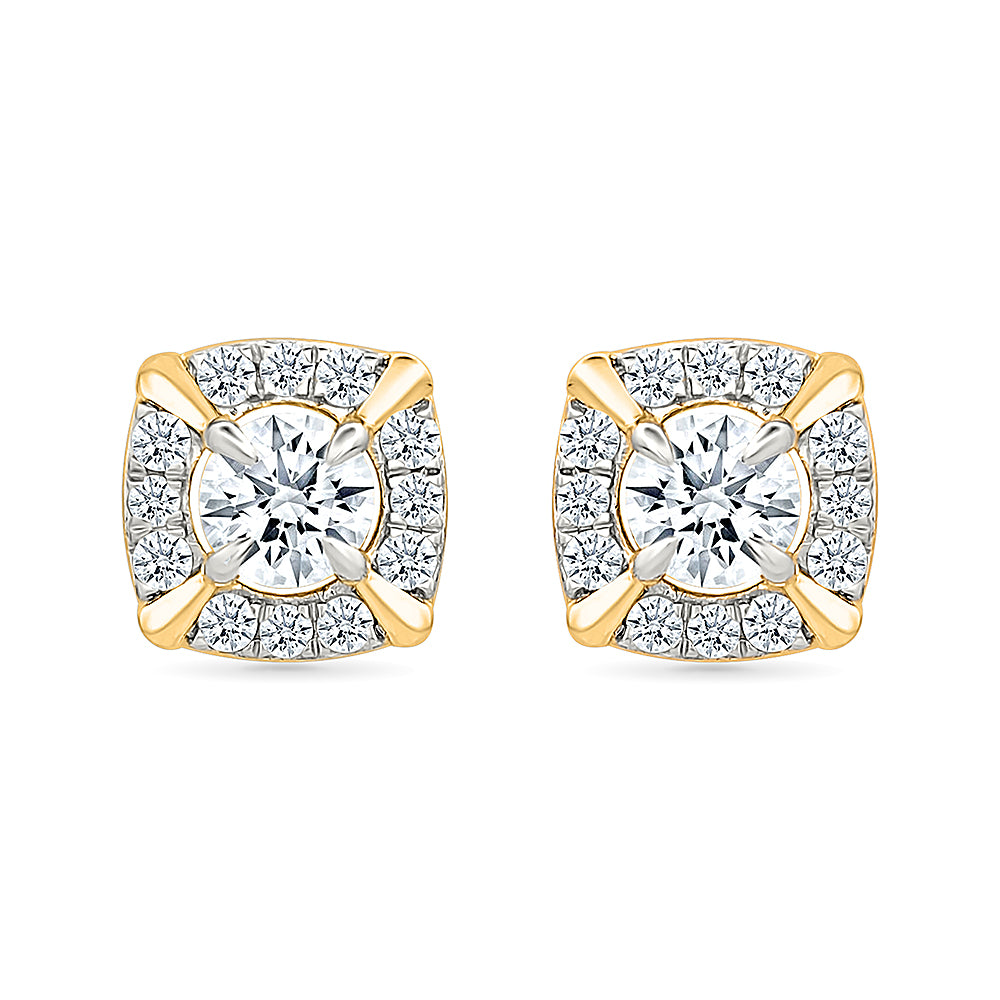 Fancy Dazzling Diamond Earrings