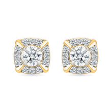 Fancy Dazzling Diamond Earrings