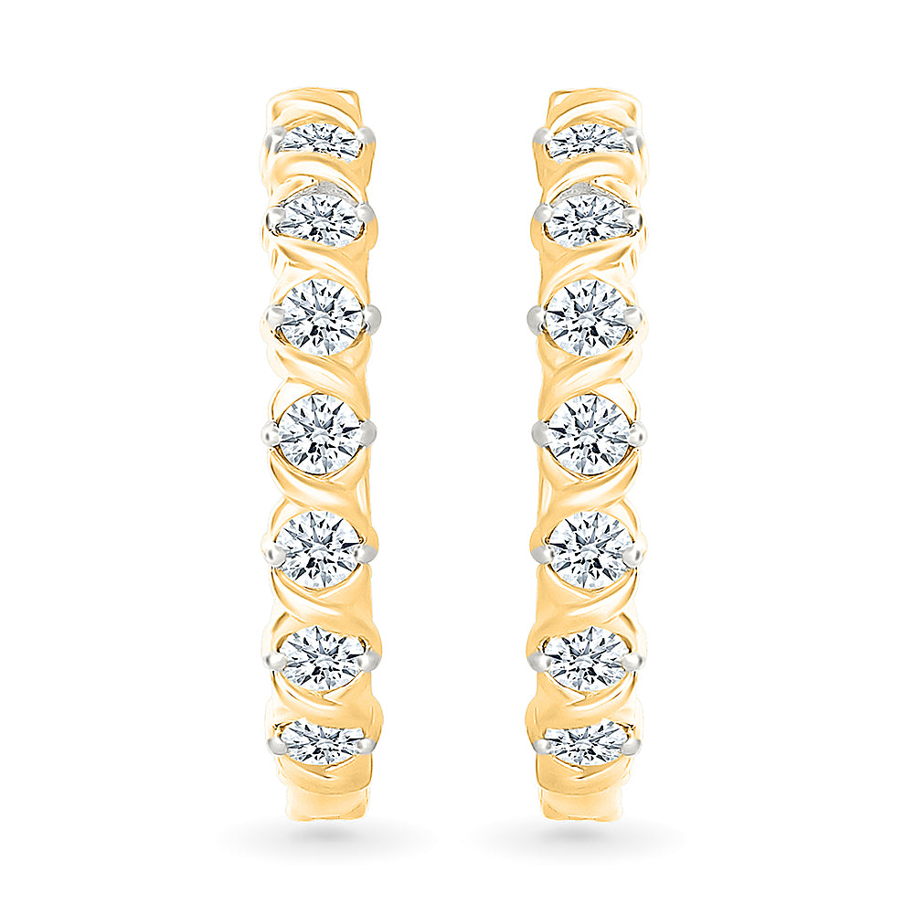 Ringlet Hoops & Huggies Gold Earrings