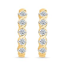 Eternity Diamond Hoop Earrings