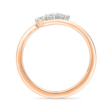 Linear Three-Stone Ring