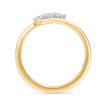 Linear Three-Stone Ring