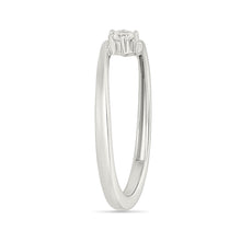 Linear Three-Stone Ring