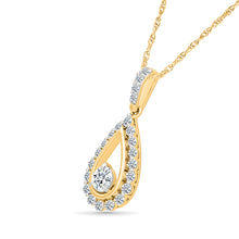 Twinkling Teardrop Pendant
