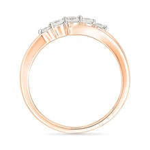 Flowing Diamond Sparkle Ring