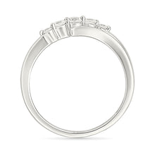 Flowing Diamond Sparkle Ring