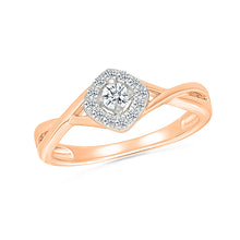 Wrapped Twist Diamond Ring