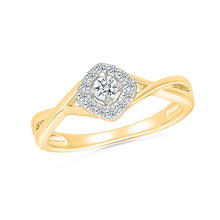 Wrapped Twist Diamond Ring