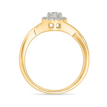 Wrapped Twist Diamond Ring