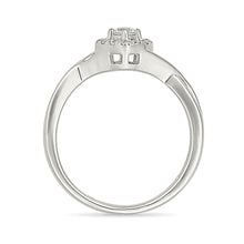 Wrapped Twist Diamond Ring