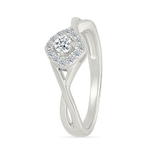 Wrapped Twist Diamond Ring