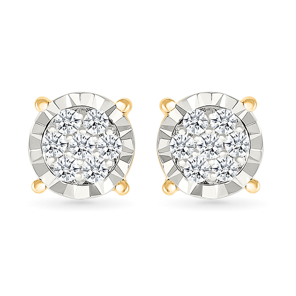 Sparkling Crafted Studs Earrings