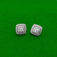 Glitzy Diamond Stud Earrings