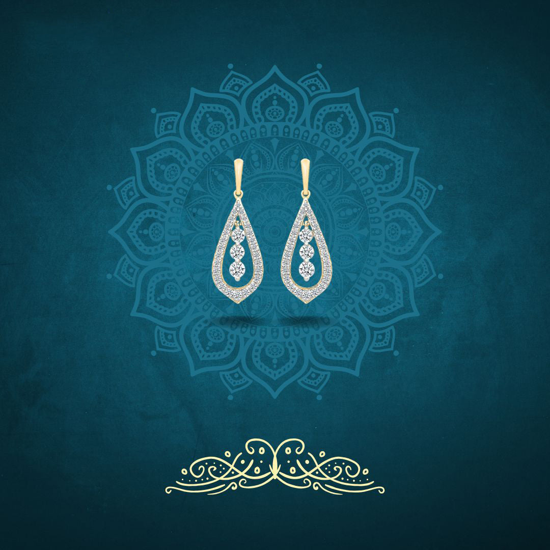 Blooming Diamond Earrings